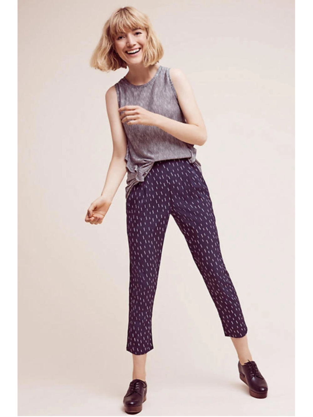 J.o.a. By Anthropologie Maryse Joggers Pants Fleck Print NWT Small